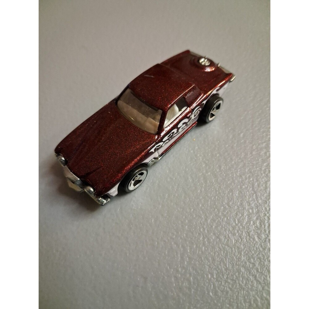 Vintage 1979 Hot Wheels Metallic Maroon Stutz Made in Malaysia